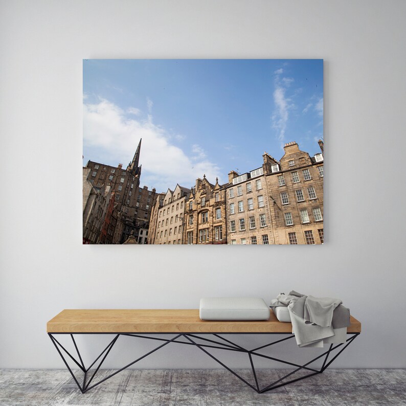 Edinburgh Scotland Fine Art Photograph, European Wall Decor for Living Room image 1