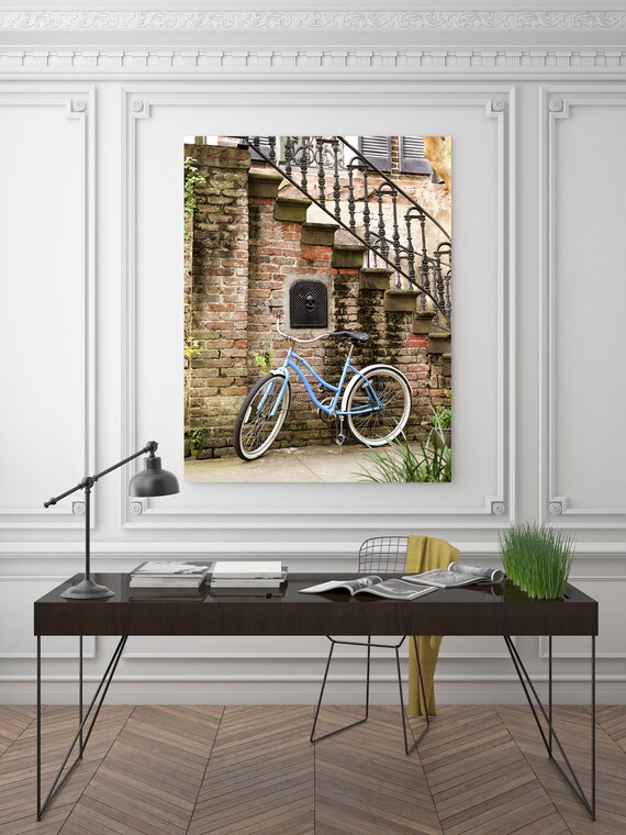 Savannah Georgia Art Bicycle Photograph Architecture Etsy