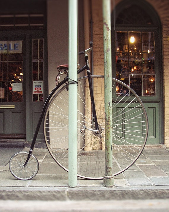 Bicycle Wall Art Travel Photo Louisiana Print Fine Art Print French Quarter Print New Orleans Decor Photography Print Christmas Gift