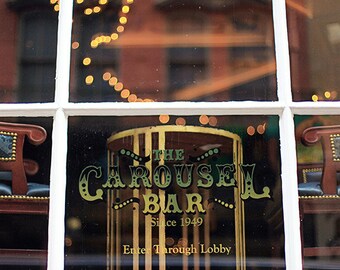 New Orleans "Carousel Bar" Photography, French Quarter Sign,  Photo Print. Mardi Gras, Wall Art, Home Decor