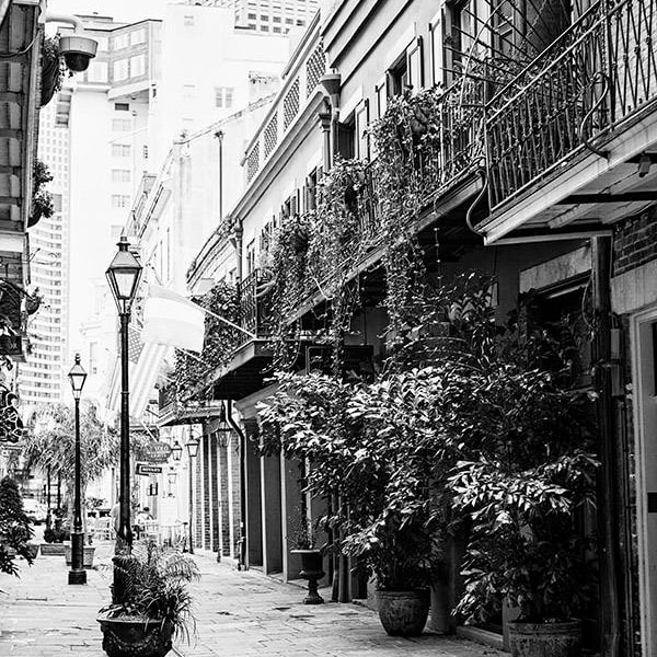 Black and White Print, New Orleans Art, French Quarter Photo, Affordable Wall Art, Louisiana, New Orleans Gift, Fine Art Photography, Travel