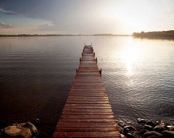 Lake House Art, Minnesota Landscape Photography, Large Wall Art, Lake Stella Print, Living Room Art, Home Decor, 8x10, 11x14, 16x20, 24x36