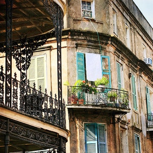 New Orleans Fine Art Print,  French Quarter Morning Photography. Louisiana Photo, NOLA Art, Affordable Wall Art, Mardi Gras