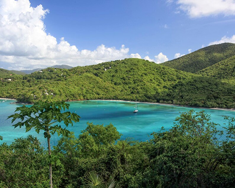 Beach Photography maho Bay St John USVI Photograph, Affordable