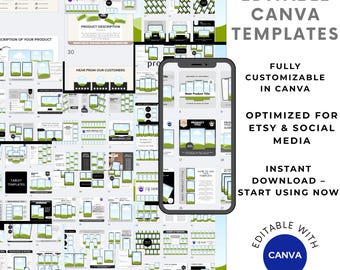 1500+ Etsy Listing Templates: Canva Mockups for Commercial Use (PDF Download)