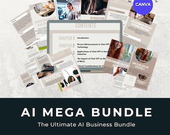 AI Mega Bundle | ChatGPT Prompts, DALL·E Guide, Automation Blueprints & Monetization Strategies