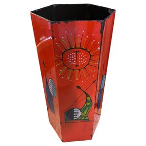 1960s Mid-Century Modern Lacquered Iron Italian Umbrella Stand