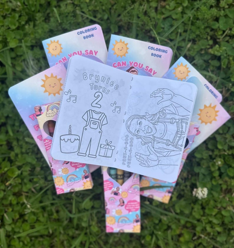 Personalized Ms. Rachel Coloring Book With Crayons: Toddler Party Favor ...