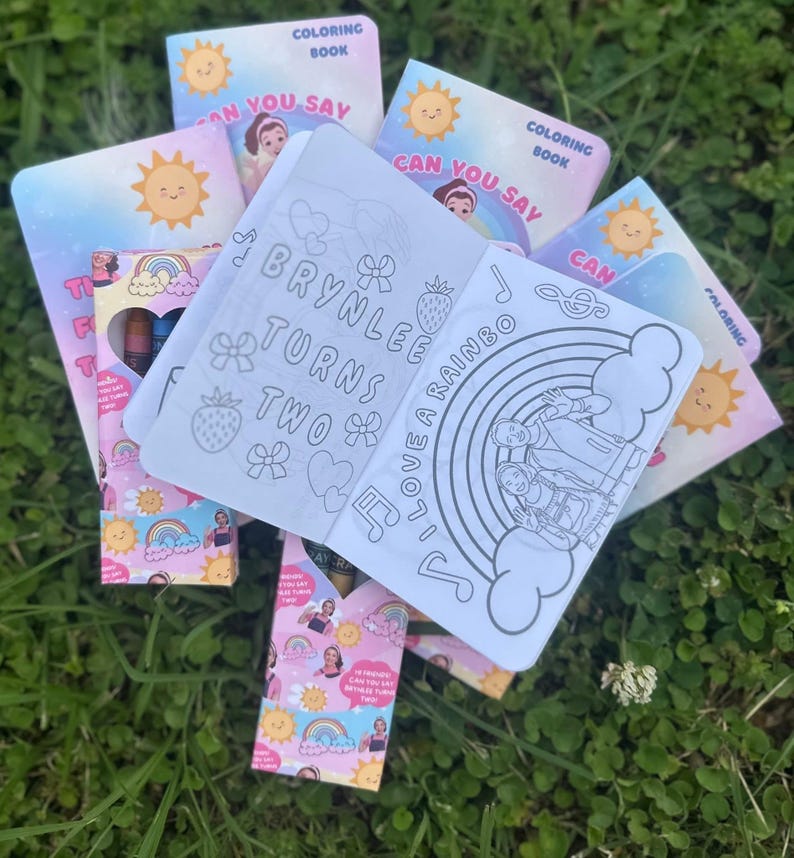 Personalized Ms. Rachel Coloring Book With Crayons: Toddler Party Favor ...