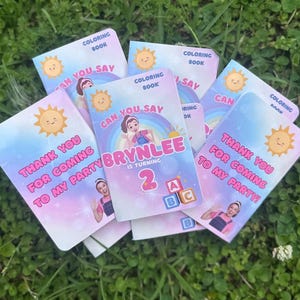 Personalized Ms. Rachel Coloring Book With Crayons: Toddler Party Favor ...