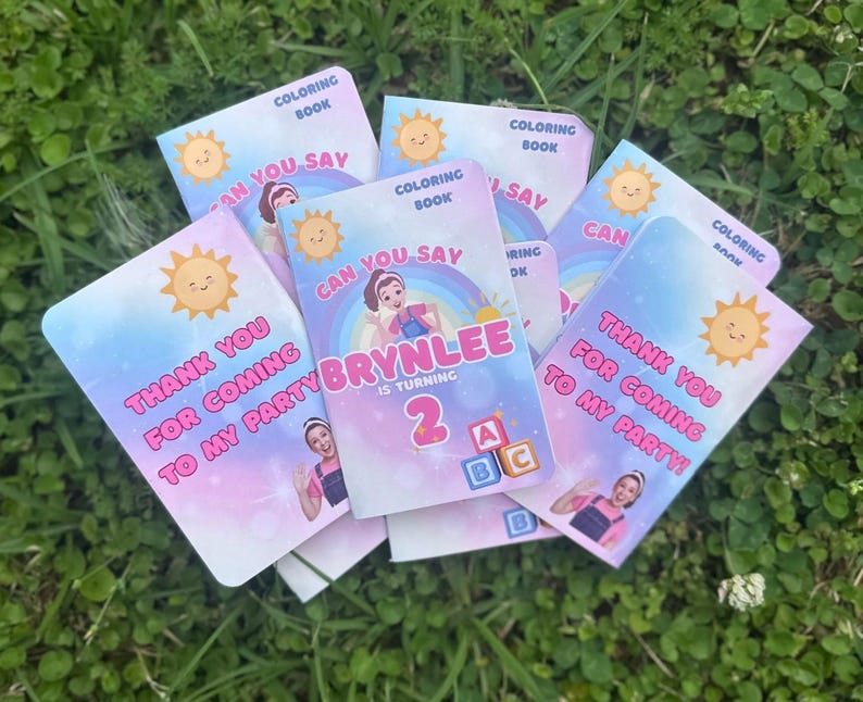 Personalized Ms. Rachel Coloring Book With Crayons: Toddler Party Favor ...