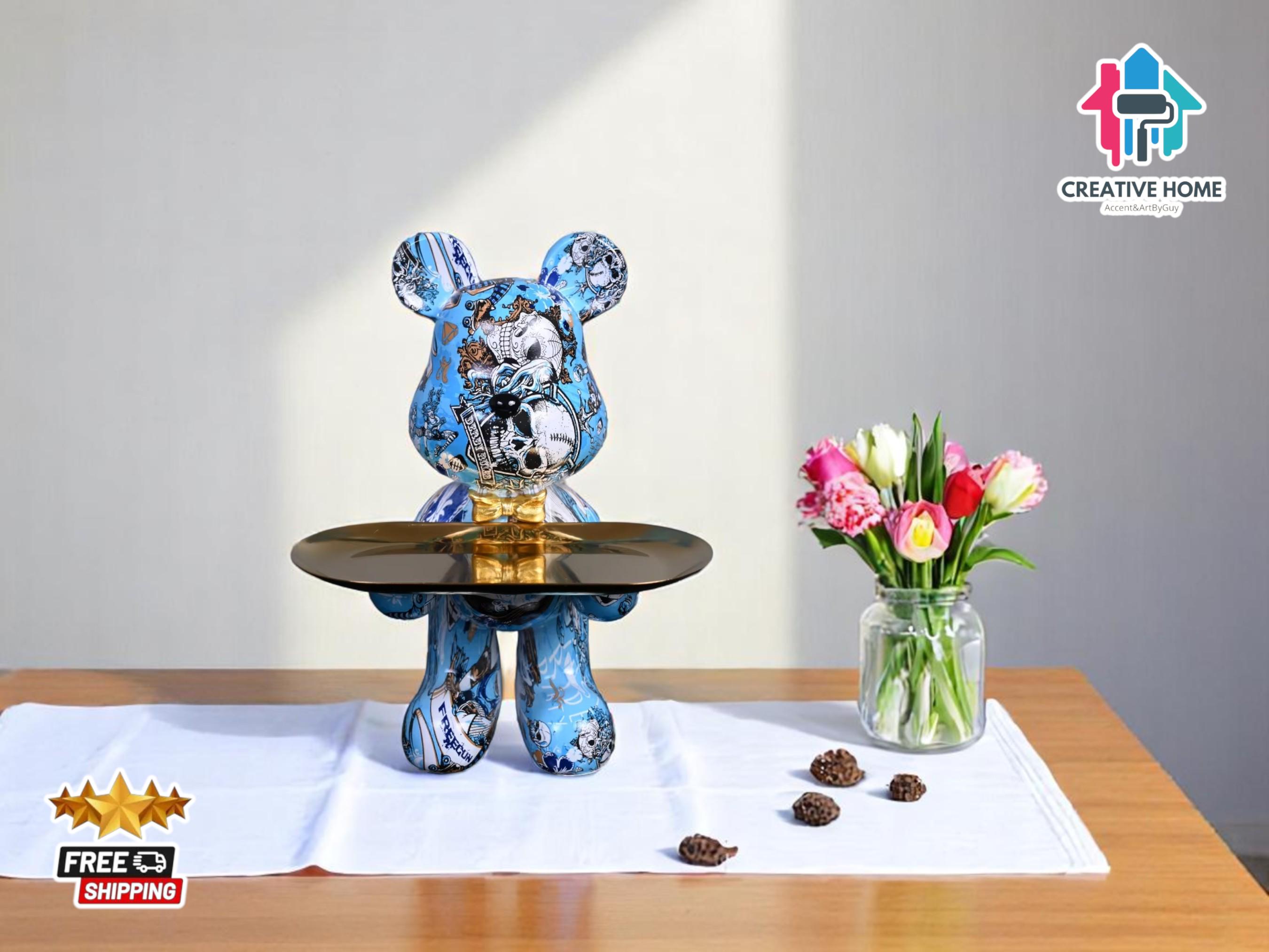 Graffiti bear statue - Etsy 日本