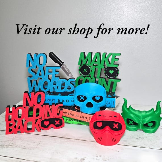 Customizable Lights Out No Safe Words Standing Sign With Knife - Etsy