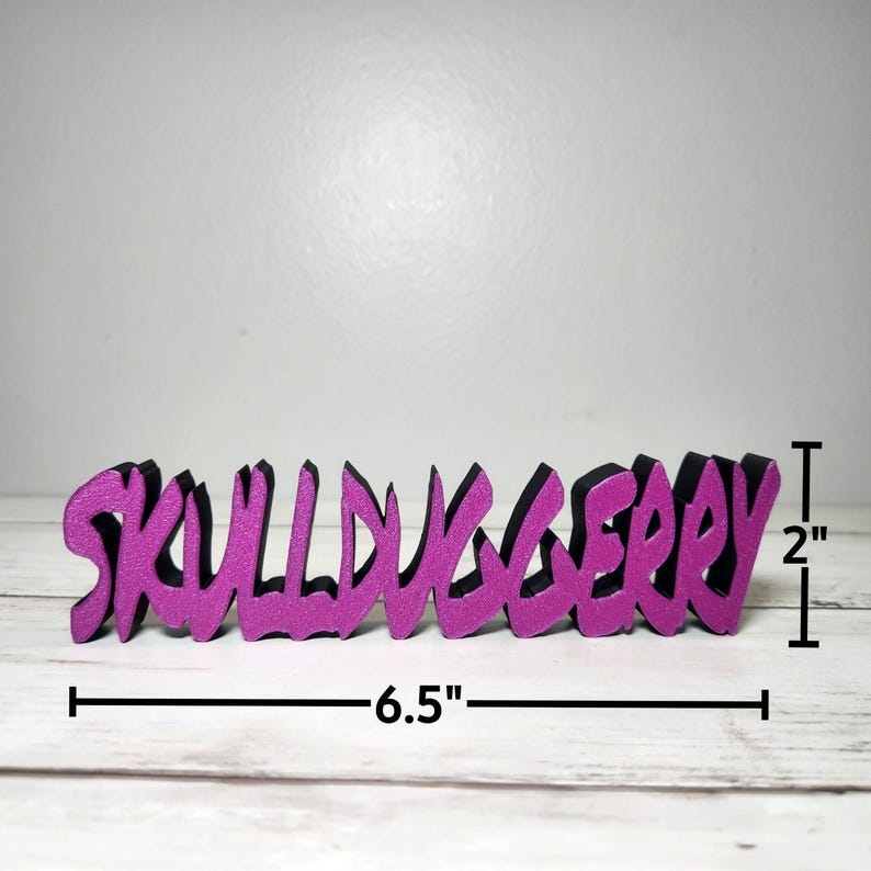 Customizable Butcher & Blackbird Standing Shelf Signs - You'll Love Me Someday | Skullduggery image 11