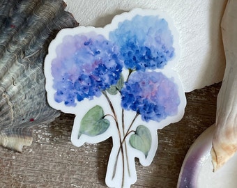 Flower Sticker Decal - Cape Cod Hydrangea Sticker