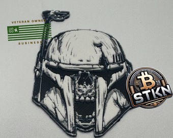 STAR WARS Fridge Magnet Mandalorian Boba Fett Zombie Skull