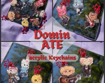 DominATE Tour Stay Zoo Solo Acrylic Keychains