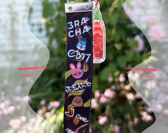 Kpop Racha Wrist Lanyard Keychain