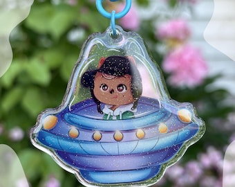 Alien Han Quokka  Acrylic Keychain