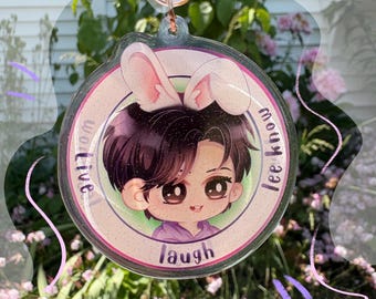 Live Laugh Lee Know  Acrylic Keychain