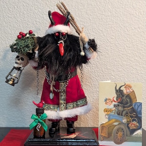 Krampus, Christmas, Horror, Spells, Figurine, Statuette