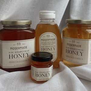 Unfiltered Raw Wildflower Honey: Local Bedford VA Honey