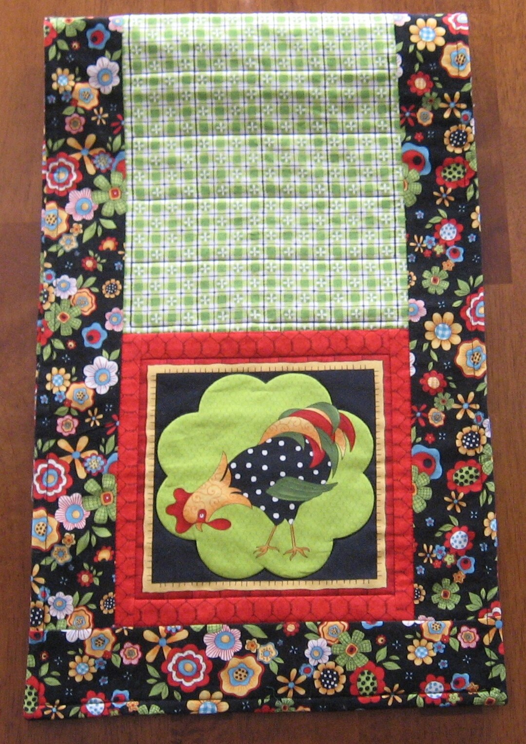 Funky Chicken Quilted Table Runner GFTOTP16311 main image 1