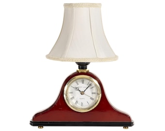 Vintage MidCentury Mantle Clock Up-cycled Accent Lamp