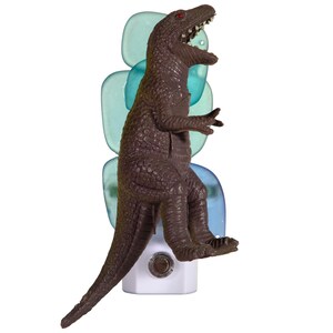 Dinosaur Night Light - Hand Crafted Made in USA One-of-a-Kind Auto Sensor Nightlight