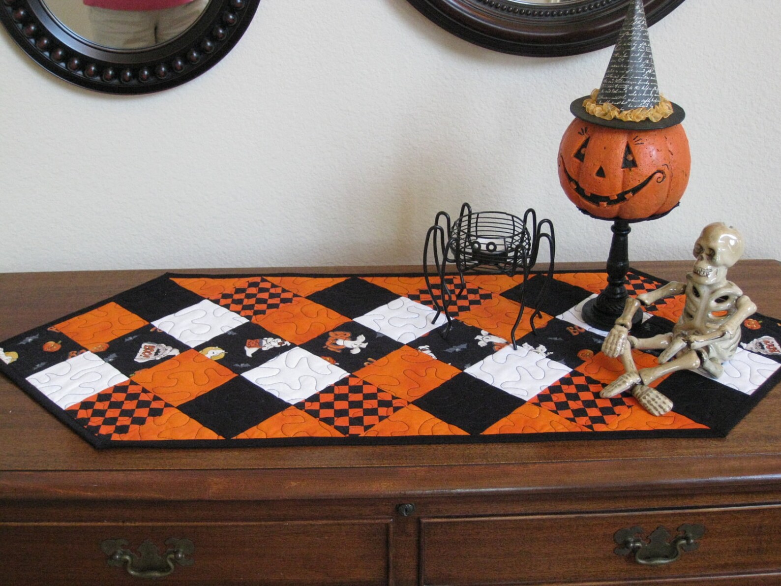 Halloween Table Runner Etsy