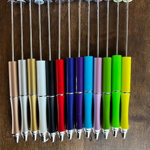 BUY BULK & SAVE/Beadable metal Featherweight pens/Add a Bead Metal pens/ Easy DiY projects 0.50 cents up!/ Beadables Projects/ BuLK SaVINGS