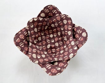 Bowl Cozy, Microwave Bowl Cozy, Soup Bowl Cozy, Hot or Cold Bowl Cozy, Fabric Basket,  Free Shipping