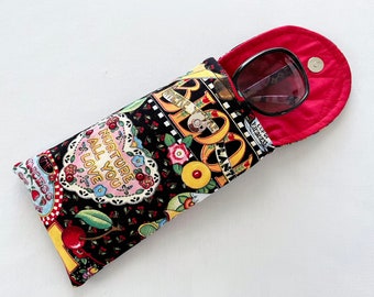 Mary Engelbreit Print Glasses Case Iphone 6 to 14  Combo Case