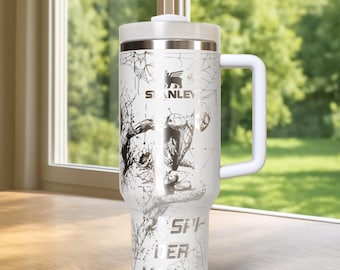 Custom Spider-Man Tumbler 40oz Laser Engraved, Superhero Cup, Birthday Gift for Fans