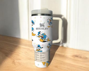 Cartoon Duck 40oz Tumbler Mug Classic Duck Cup