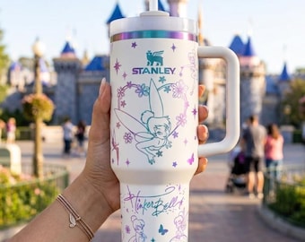Pixie Fairy Tinkerbell Tumbler Laser Engraved