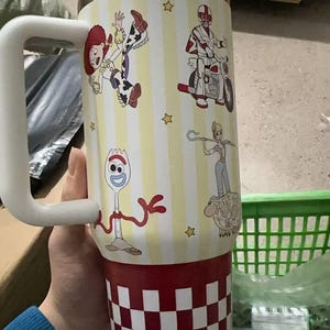 Cartoon Toy story Tumbler 40oz Tumbler , Woody Buzz Jessie Water, Pixar Insulated Cup image 4