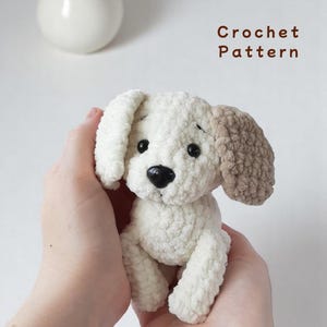 Patron au crochet Amigurumi Puppy : Tutoriel pour chien en peluche (PDF)