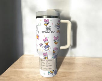 Daisy Duck 40oz Tumbler Movie Cartoon Tumbler Disneyworld Gift