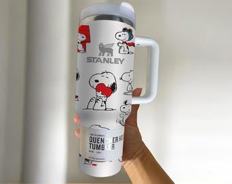Cartoon Puppy Dog 40oz Tumbler Gift for Her or Him