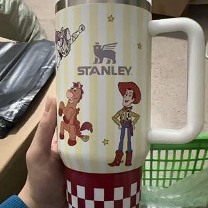 Cartoon Toy story Tumbler 40oz Tumbler , Woody Buzz Jessie Water, Pixar Insulated Cup image 2