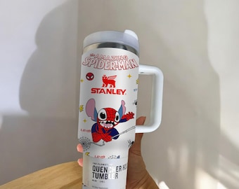 Custom Spider Man Tumbler 40Oz, Spider-Man Coffee, Superhero Tumbler Cup