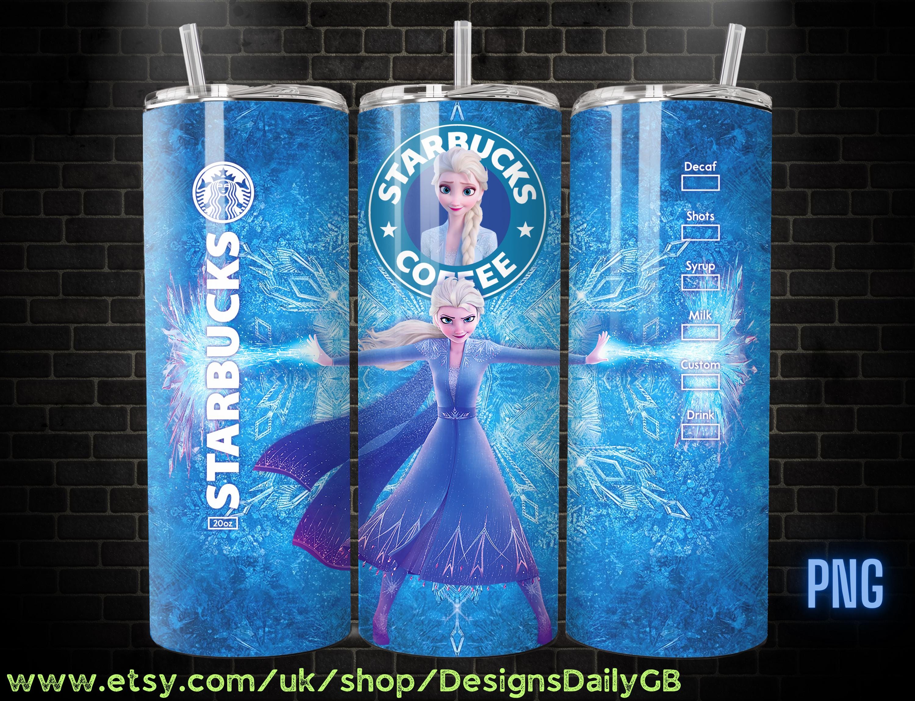 Princess Elsa and Anna Frozen Christmas 20oz Skinny Tumbler Template PNG, Frozen Skinny Tumbler Wrap Design PNG File Digital Download