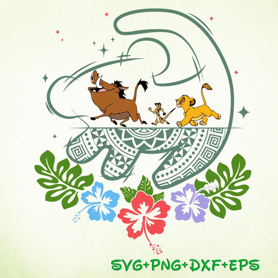Hakuna Matata the Lion King Animal Kingdom SVG, PNG, JPG, Simba, Nala ...