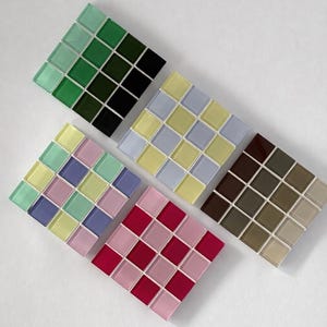 Glass Tile Coasters - Home Decor Gift - Housewarming Gift