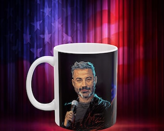 Tasse de Jimmy Stephen Jon | Tasse pro liberté d'expression | Stand avec Jimmy Kimmel