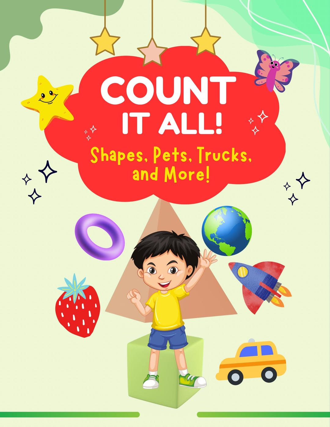 Printable Shapes Counting Worksheets for Kids - Easy Preschool Activity ...