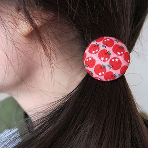 Button Ponytail Holders Twin Hippos Again Hair Accessories / Ties and Elastics image 3