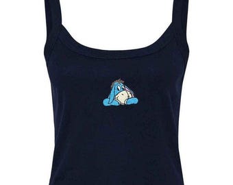 Camiseta sin mangas bordada de Winnie the Pooh Eeyore