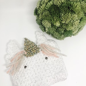 Coffee Cozy / Crochet Coffee Cozy / Coffee Cup Cozy / Drink Cozy / Unicorn Coffee Cozy